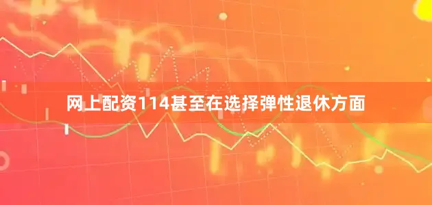 网上配资114甚至在选择弹性退休方面