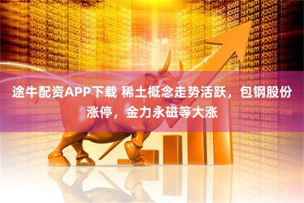 途牛配资APP下载 稀土概念走势活跃，包钢股份涨停，金力永磁等大涨