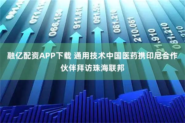 融亿配资APP下载 通用技术中国医药携印尼合作伙伴拜访珠海联邦